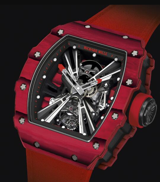 RICHARD MILLE RM 12-01 Carbon Red Quartz TPT Replica Watch